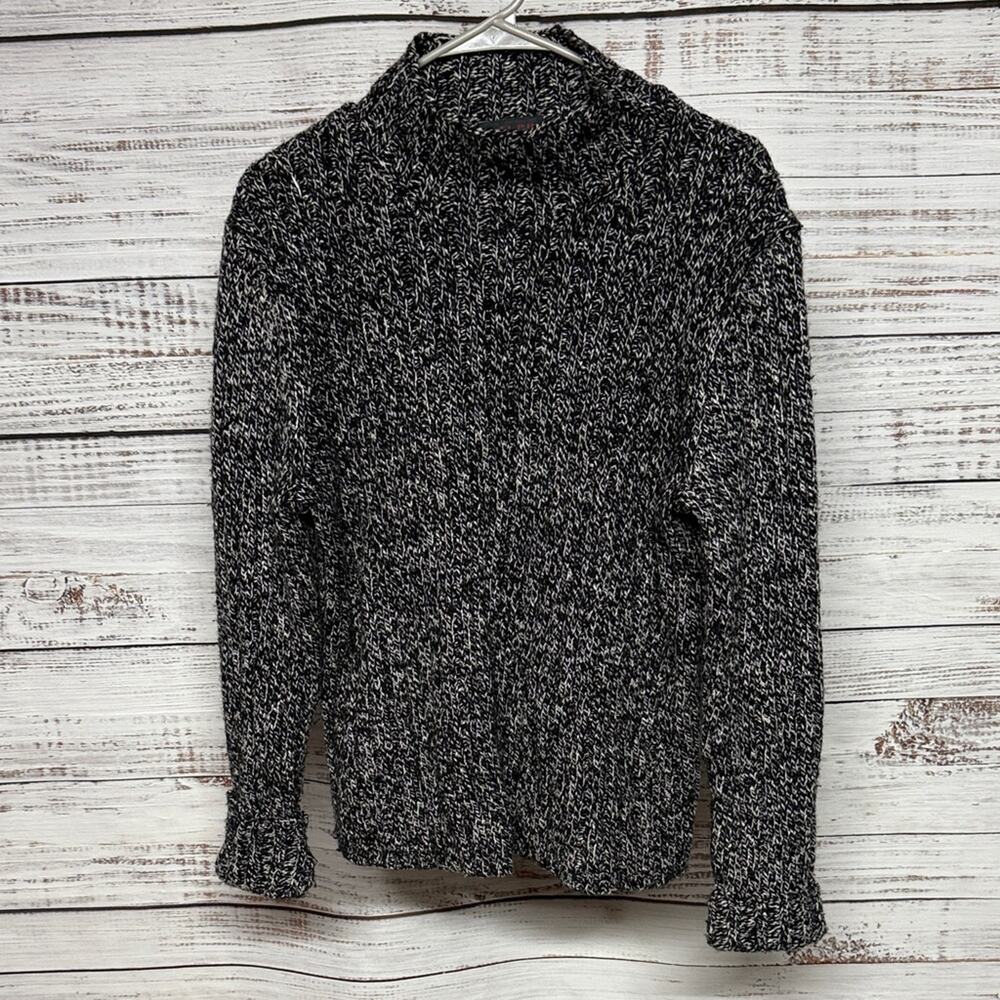 Ralph Lauren Plaid Label Vintage Marled Sweater Medium Wool Blend
